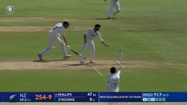 IND vs NZ 2024, 2nd Test: William ORourke Wicket