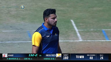 Syed Mushtaq Ali Trophy 2022: Vaibhav Arora 3/34 against Bihar