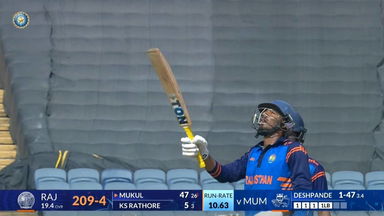 SMAT 2025, Mumbai vs Rajasthan: Mukul Choudhary provides late surge with 54*(28)