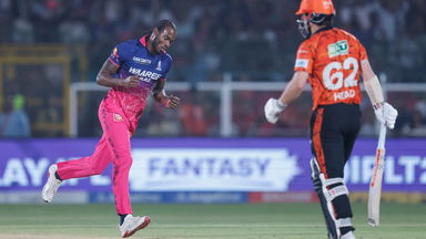 Jofra Archer's fiery first over