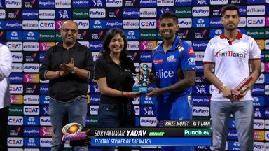 M25: MI vs RCB – Punch.ev Electric Striker of the Match – Suryakumar Yadav