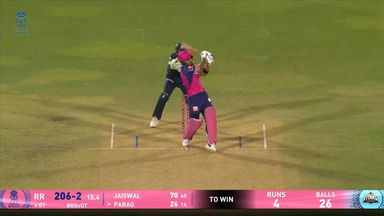 IPL 2025 M47: RR vs GT - Riyan Parag Six