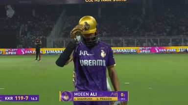 IPL 2025 M39: KKR vs GT - Moeen Ali Wicket