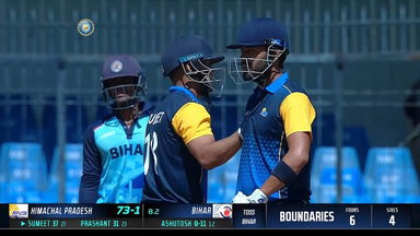 Syed Mushtaq Ali Trophy 2022: Dropped catch & SIX: Sumeet Verma's lucky escape