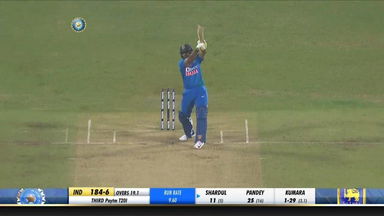 IND vs SL 2020, 3rd T20I: Shardul Thakur Six
