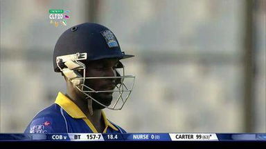 M12: COB vs BT –  Ashley Nurse Wicket