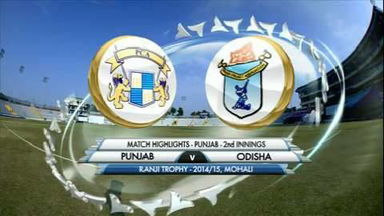Ranji Trophy 2014-15: Punjab v Odisha, Punjab 2nd Innings highlights