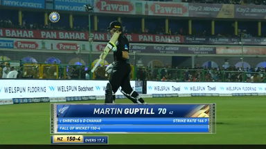IND vs NZ 2021, 1ST T20I : Martin Guptill Wicket