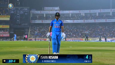 IND vs NZ 2023, 1ST T20I: Ishan Kishan Wicket