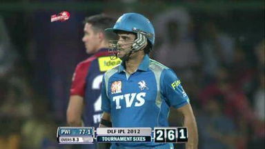 Match 27 DD vs PWI – Ganguly's Six