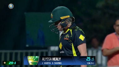 IND-W vs AUS-W 2022, 2ND T20I: Alyssa Healy Wicket