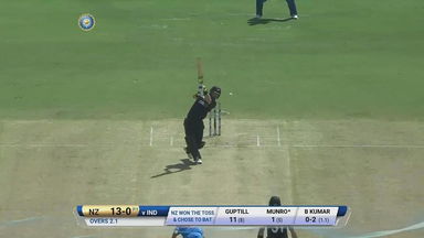 IND vs NZ 2017, 2nd ODI: Colin Munro Six