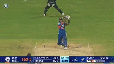 IND vs NZ 2026, 5th T20I: Suryakumar Yadav Six