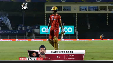 M60: RCB vs PBKS – Harpreet Brar Wicket