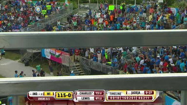 1ST T20I: IND vs WI – Johnson Charles Six