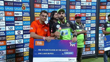 M11: RCB vs RR – fbb Stylish player of the match – Virat Kohli