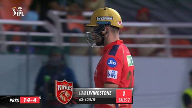 M33: PBKS vs MI – Liam Livingstone Wicket