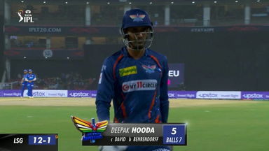 M63: LSG vs MI – Deepak Hooda Wicket