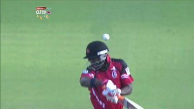 M2: BRI vs T&T –  Darren Bravo c Hartley b Roach