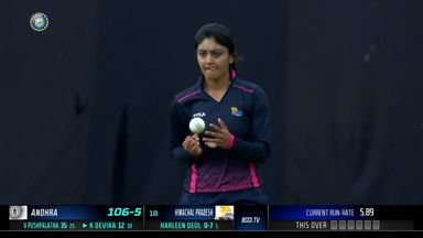 Senior Womens T20 Trophy 2022  QF2 : Harleen Deol's double-wicket over against Andhra