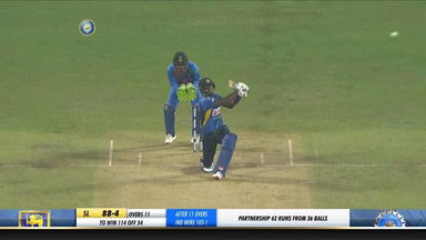 IND vs SL 2020, 3rd T20I: Angelo Mathews Six