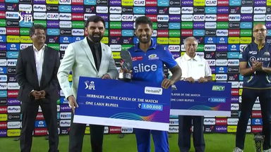 M35: GT vs MI – Herbalife Active Catch of the Match –  Suryakumar Yadav