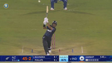 IND vs NZ 2026, 2nd T20I: Rachin Ravindra Six