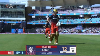 M19- RCB vs MI: Heather Knight Wicket