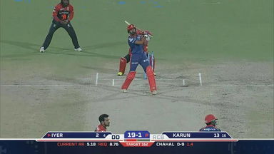 M56: DD vs RCB – Shreyas Iyer Six