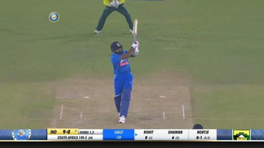 IND vs SA 2019, 2nd T20I: Rohit Sharma Six
