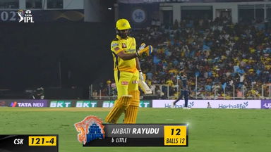 M01: GT vs CSK  – Ambati Rayudu Wicket