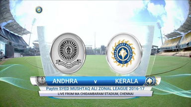 Syed Mushtaq Ali Zonal League, 2016-17 : Andhra vs Kerala – Highlights