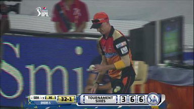 M36: SRH vs MI –  Lendl-Simmons Six