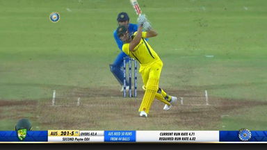 IND vs AUS 2019, 2nd ODI: Marcus Stoinis Six