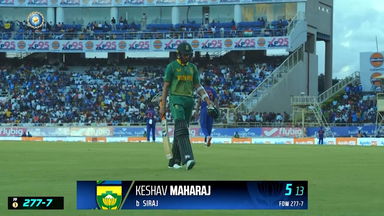 IND vs SA 2022, 2ND ODI: Keshav Maharaj   Wicket