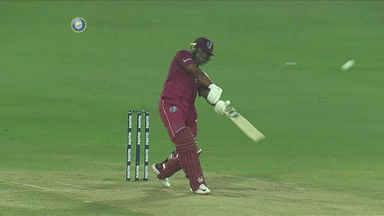 IND vs WI 2019, 1st T20I: Evin Lewis Six