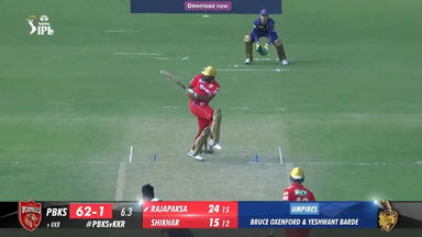 M02: PBKS vs KKR  – Bhanuka Rajapaksa  Six