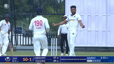 Ranji Trophy 2025-26, Pondicherry vs J&K, Day 2: Match Highlights