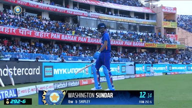 IND vs  NZ 2023, 1ST ODI: Washington Sundar  Wicket