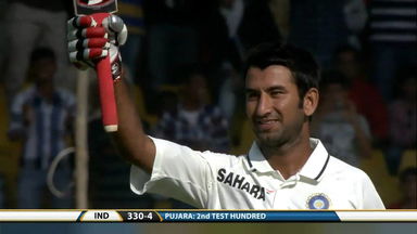 Ind v Eng, 2012, 1st Test: Pujara's unbeaten double century