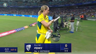 IND-W vs AUS-W 2023-24, 3rd T20I: Ellyse Perry Wicket
