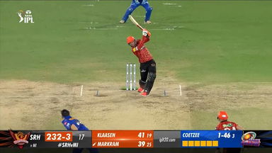 M08: SRH vs MI – Heinrich Klaasen Six