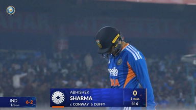 IND vs NZ 2026, 2nd T20I: Abhishek Sharma Wicket