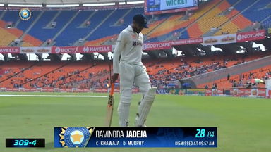 IND vs  AUS 2023, 4th Test: Ravindra Jadeja Wicket