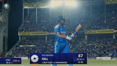 IND vs ENG 2025, 1st ODI: Shubman Gill Wicket