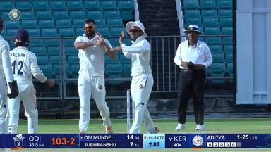 Ranji Trophy 2026-27, KCA vs OCA: Aditya Sarvate's controlled spell of 3/56