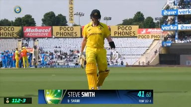 IND vs AUS 2023-24, 1ST ODI: Steven Smith Wicket