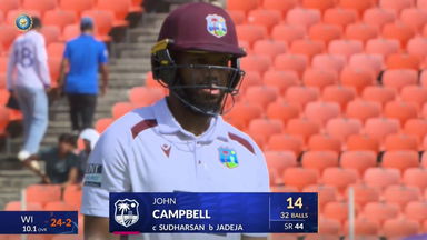 IND vs WI 2025, 1st Test: John Campbell Wicket