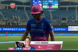 M32: PBKS vs RR – Chris Morris Wicket