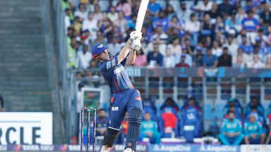 That's hit the roof! Watch Mitchell Marsh's humongous maximum